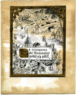 Vinlandia medieval miniature